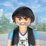 Игровой набор Playmobil 72079 Полицейская погоня на мотоцикле City Action 72079 17 деталей — фото 5