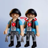 Игровой набор Playmobil 72079 Полицейская погоня на мотоцикле City Action 72079 17 деталей — фото 7