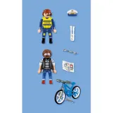 Игровой набор Playmobil 72076 Кража велосипеда City Action 72076 11 деталей — фото 3