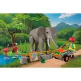 Playmobil Animals 72068 & Friends Слон со смотрителем 43 детали — фото 4