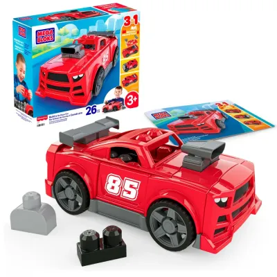 Конструктор Mega Bloks JKG35 Гоночный автомобиль 26 деталей