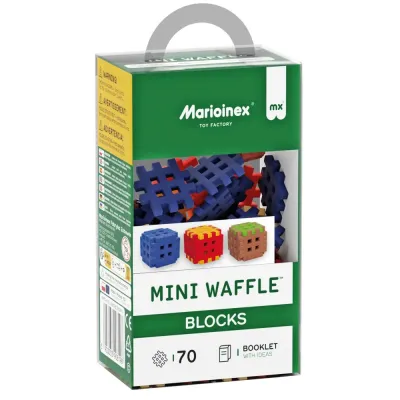 Конструктор Marioinex Mini Waffle GREEN BLOCKS 908198 70 деталей арт. 908198 / Конструктор Мариоинекс