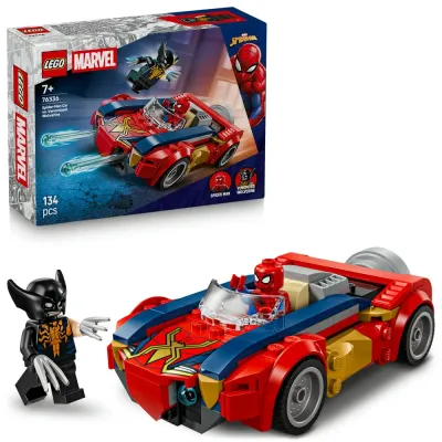 LEGO Marvel Super Heroes - Человек-паук в машине против ядовитого Вульверина 76336