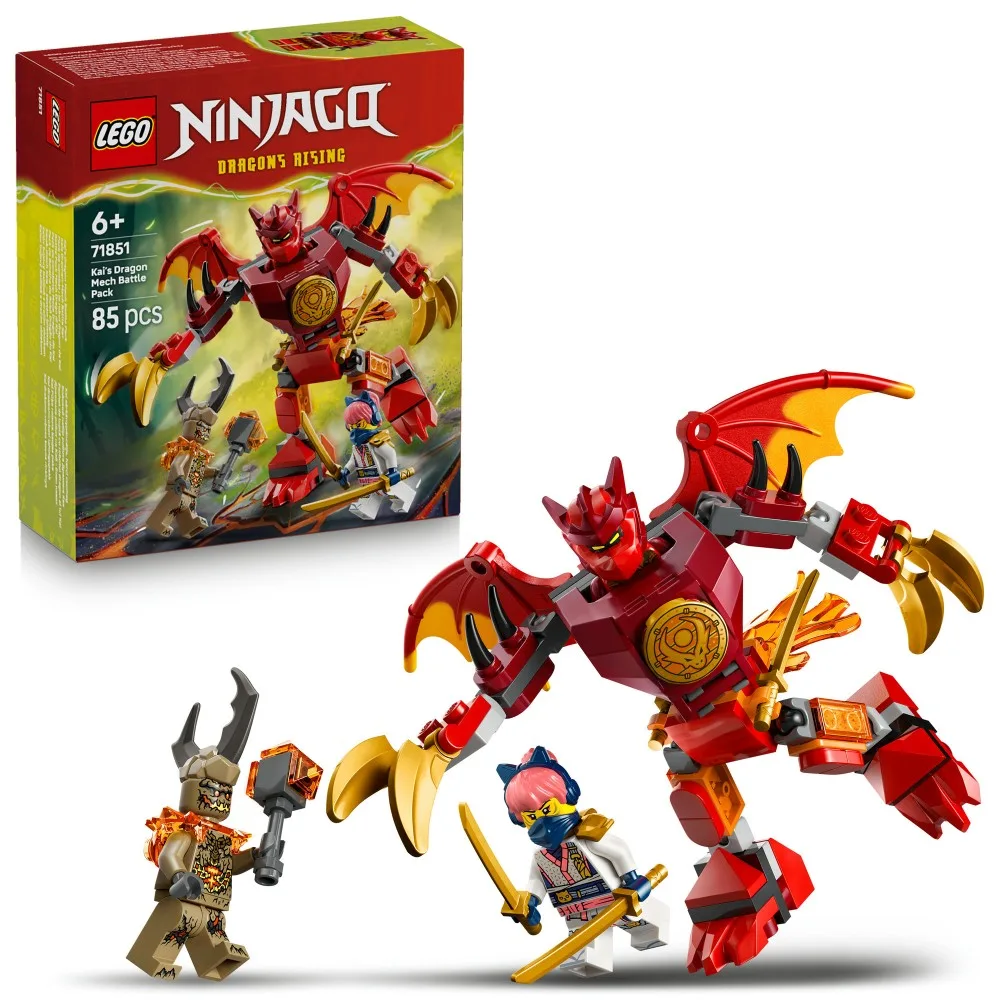 Конструктор LEGO Ninjago 71851 Дракон-мех Кая