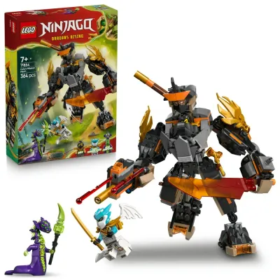 Конструктор LEGO Ninjago 71854 Специальные мехи Коула и Зейна в доспехах дракона