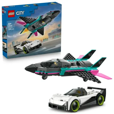 LEGO City - Самолет против машины 60489