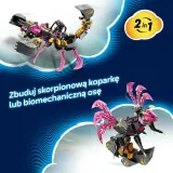 Конструктор LEGO DREAMZzz 71513 Ночной кошмар скорпион-экскаватор — фото 8
