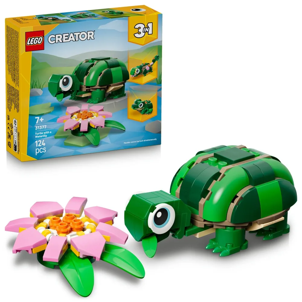 LEGO Creator - Черепаха и лилия водная 3в1 31377