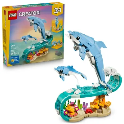 Конструктор LEGO Creator 31385 Морские животные красивый дельфин 3 в 1
