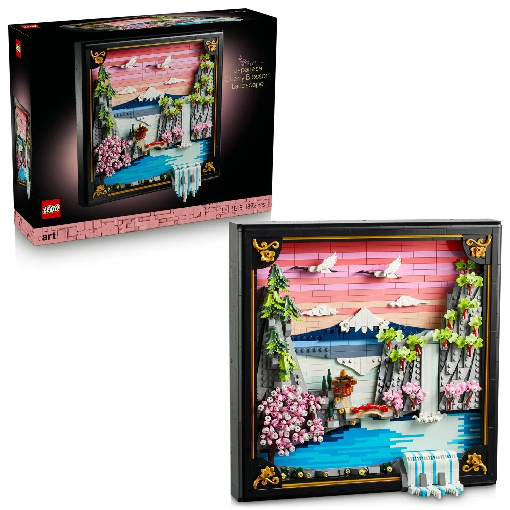 Конструктор LEGO Art 31218 Японский пейзаж с цветущей сакурой