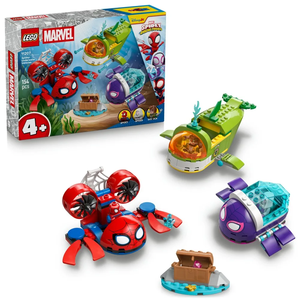 Конструктор LEGO Marvel Spidey 11207 Подводные транспортные средства Спайди