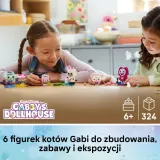 Конструктор LEGO Gabby 11215's Dollhouse Кошачьи друзья Габби из кубиков арт. 11215 / ЛЕГО Кукольный домик Габби — фото 4