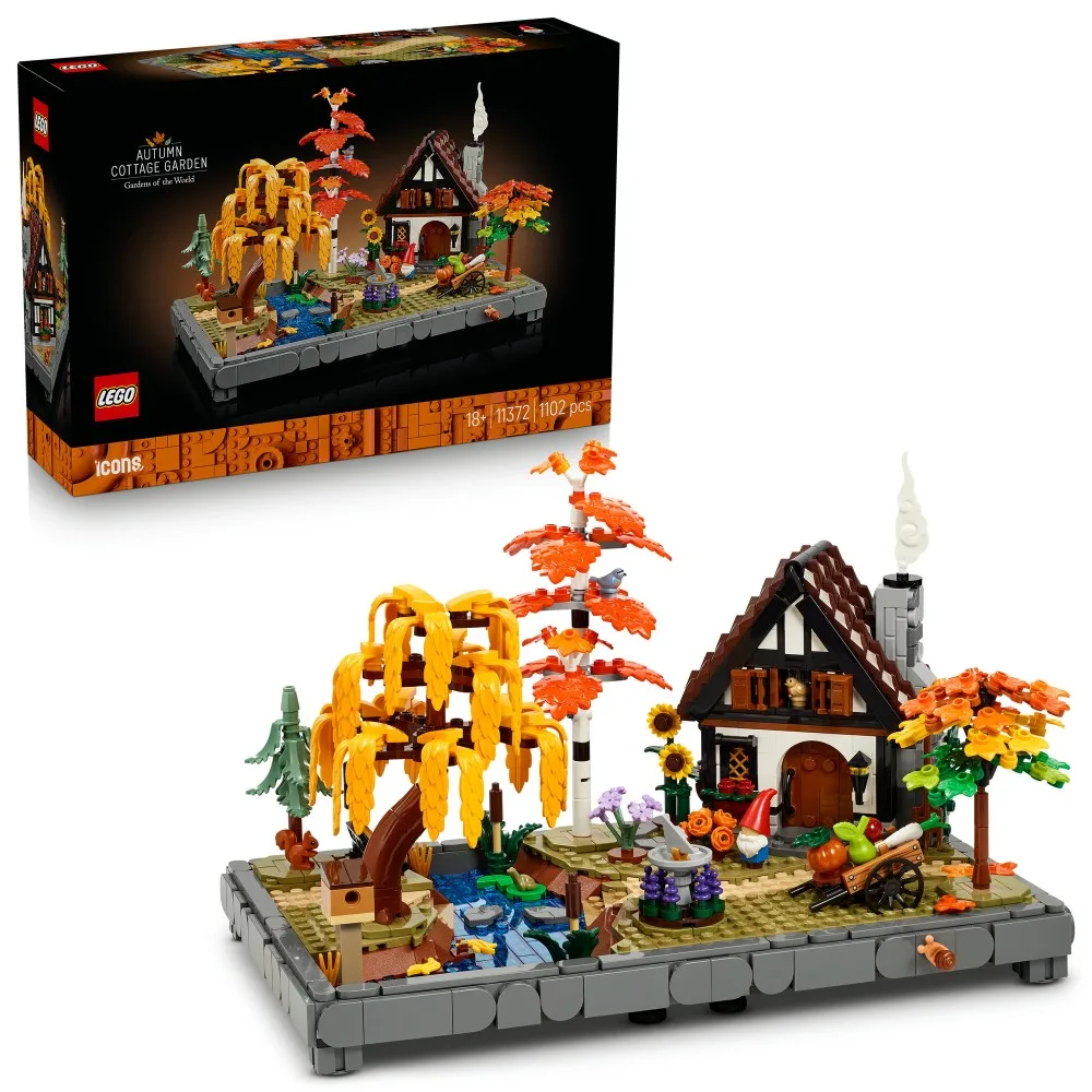 Конструктор LEGO Icons 11372 Осенний сад с домиком