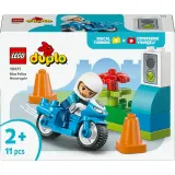 Конструктор LEGO DUPLO 10471 Синий полицейский мотоцикл арт. 10471 11 дет — фото 2