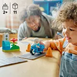 Конструктор LEGO DUPLO 10471 Синий полицейский мотоцикл арт. 10471 11 дет — фото 4
