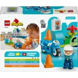 Конструктор LEGO DUPLO 10471 Синий полицейский мотоцикл арт. 10471 11 дет — фото 5
