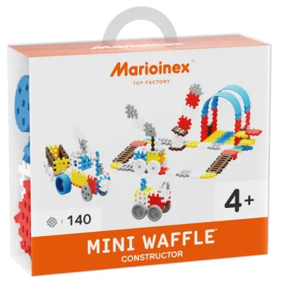 Конструктор Marioinex Mini Waffle 902820 140 деталей синий арт. 902820 / Конструктор Мариоинекс