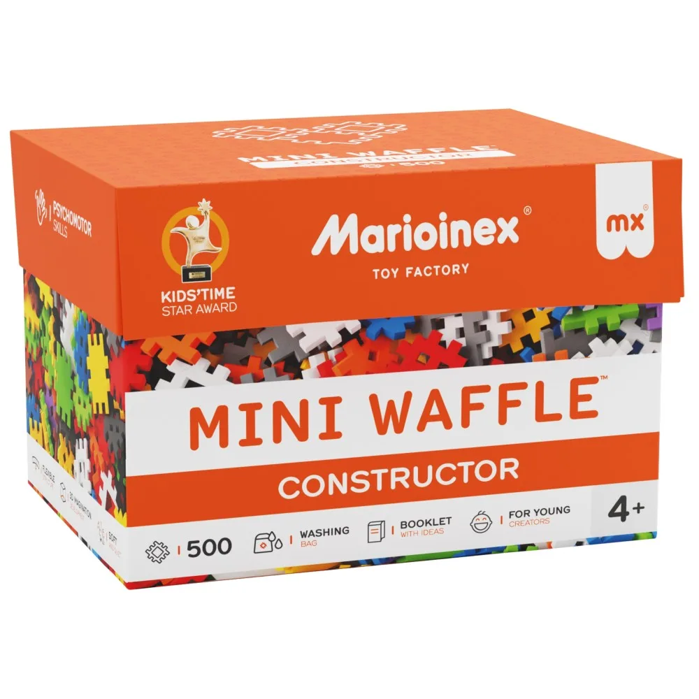Конструктор Marioinex Mini Waffle 902288 500 деталей арт. 902288 / Конструктор Мариоинекс