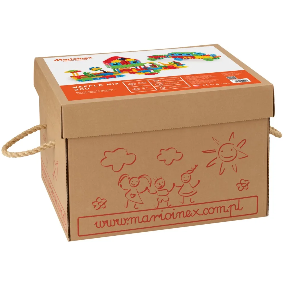 Конструктор Marioinex Waffle MIX 900123 200 деталей арт. 900123 / Конструктор Мариоинекс