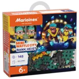 Marioinex - Мини-конструктор Waffle CITY Нападение на банк 148 шт. 906712 — фото 1