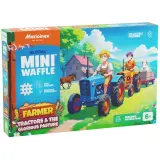 Конструктор Marioinex Mini Waffle FARMER 907535 Тракторы и цветущий луг 110 деталей арт. 907535 / Конструктор Мариоинекс — фото 2