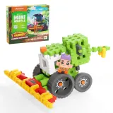 Конструктор Marioinex Mini Waffle FARMER 907528 Комбайн 60 деталей арт. 907528 / Конструктор Мариоинекс — фото 1