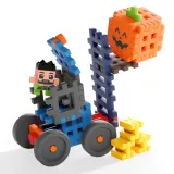 Конструктор Marioinex Mini Waffle FARMER 907511 Вилочный погрузчик 50 деталей арт. 907511 / Конструктор Мариоинекс — фото 3