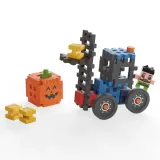 Конструктор Marioinex Mini Waffle FARMER 907511 Вилочный погрузчик 50 деталей арт. 907511 / Конструктор Мариоинекс — фото 5