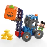 Конструктор Marioinex Mini Waffle FARMER 907511 Вилочный погрузчик 50 деталей арт. 907511 / Конструктор Мариоинекс — фото 6