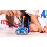 Конструктор Marioinex Mini Waffle FARMER 907511 Вилочный погрузчик 50 деталей арт. 907511 / Конструктор Мариоинекс — фото 7