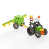 Конструктор Marioinex Mini Waffle FARMER 907498 Трактор с опрыскивателем 50 деталей арт. 907498 / Конструктор Мариоинекс — фото 3
