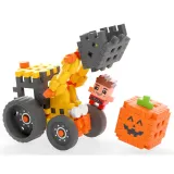 Конструктор Marioinex Mini Waffle FARMER 907481 Фронтальный погрузчик 50 деталей арт. 907481 / Конструктор Мариоинекс — фото 5