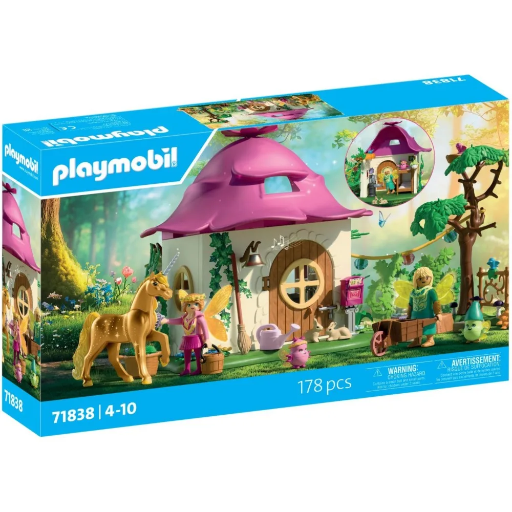 Playmobil - Уютный дом фей и золотой единорог 71838