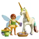Игровой набор Playmobil 71840 Коллекционный единорог Rainbow Flower с феей 71840 24 детали — фото 3