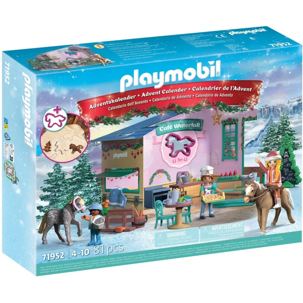 Адвент-календарь Playmobil 71952 Конная кофейня 81 деталь