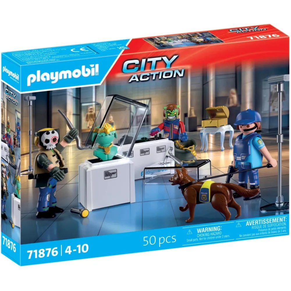 Игровой набор Playmobil 71876 Кража в музее City Action 71876 50 деталей