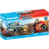 Игровой набор Playmobil 71875 Погоня на полицейском пикапе City Action 71875 39 деталей — фото 1