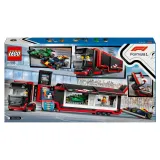 Конструктор LEGO City 60445 Грузовик Формулы 1 с болидами RB20 и AMR24 — фото 7