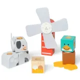 Melissa & Doug - Деревянные КОНСТРУКТОРЫ Blockables На ферме 16 элементов 20155254 — фото 2