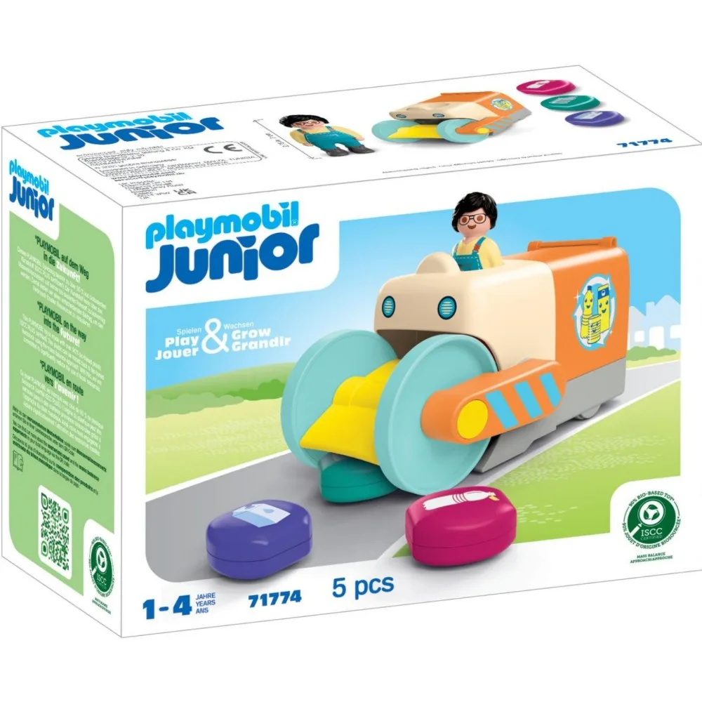 Playmobil Junior 71774 Мусоровоз для сортировки отходов 5 деталей