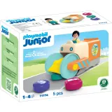 Playmobil Junior 71774 Мусоровоз для сортировки отходов 5 деталей — фото 1