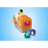 Playmobil Junior 71774 Мусоровоз для сортировки отходов 5 деталей — фото 4