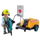 Playmobil Action Heroes 71752 Строитель с отбойным молотком 14 деталей — фото 2