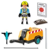 Playmobil Action Heroes 71752 Строитель с отбойным молотком 14 деталей — фото 3
