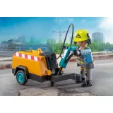Playmobil Action Heroes 71752 Строитель с отбойным молотком 14 деталей — фото 4