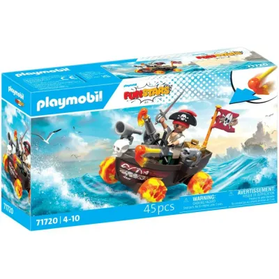 Playmobil - Funstars Racing: Го-карт Пиратский корабль 71720