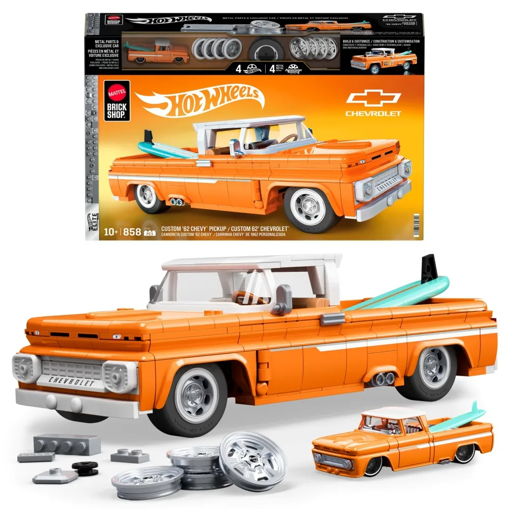MEGA Brands JFW70 JFT20 — Конструктор MEGA Hot Wheels Chevy Pickup 1962