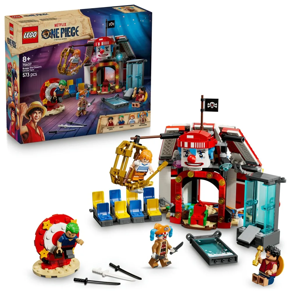 Конструктор LEGO One Piece 75637 Цирковая палатка Клоуна Багги