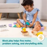 Spin Master 93469 20155261 — Конструктор Melissa & Doug Blockables Деревянные зверушки сафари 34 детали — фото 6
