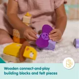 Spin Master 93469 20155261 — Конструктор Melissa & Doug Blockables Деревянные зверушки сафари 34 детали — фото 7